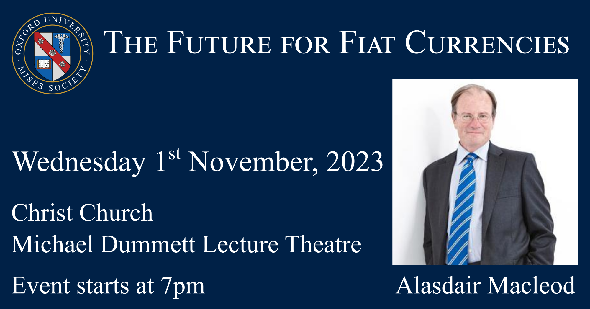 Facebook event Alasdair Macleod updated venue